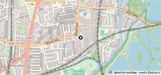 Map showing the location of R S M Motors