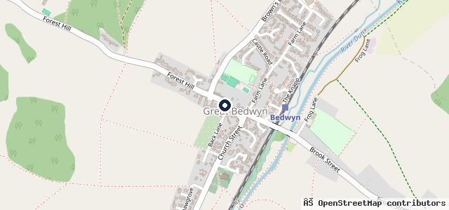 Map showing the location of Great Bedwyn Motor Company