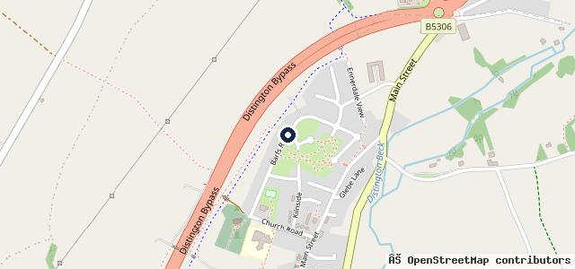 Map showing the location of Hillside Garage