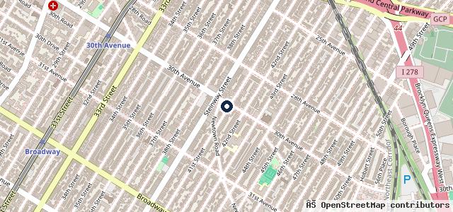 Map showing the location of Astoria Auto Center Inc.