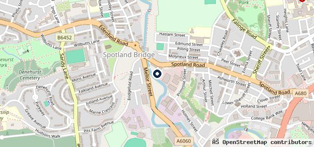 Map showing the location of Saville Motors