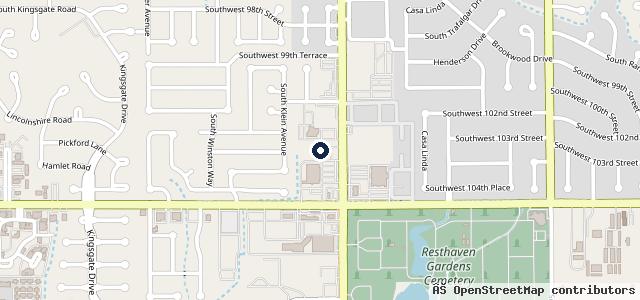 Map showing the location of Christian Brothers Automotive