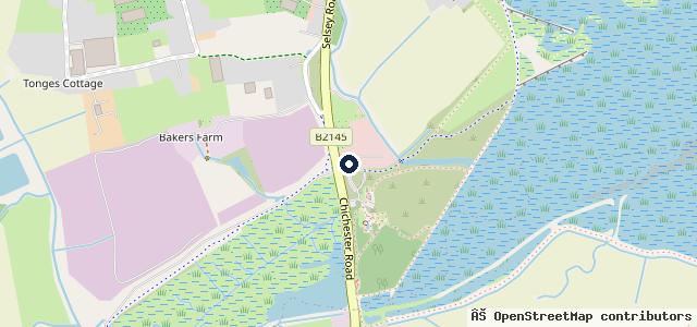 Map showing the location of Enborne M O T Station