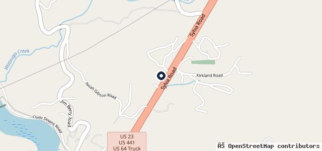 Map showing the location of Ridgecrest Towing & Auto Service