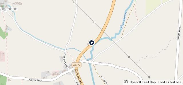 Map showing the location of Spraytech At Brooklyn Garage | Cirencester
