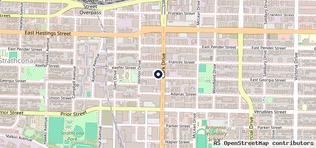Map showing the location of Art's Automotive