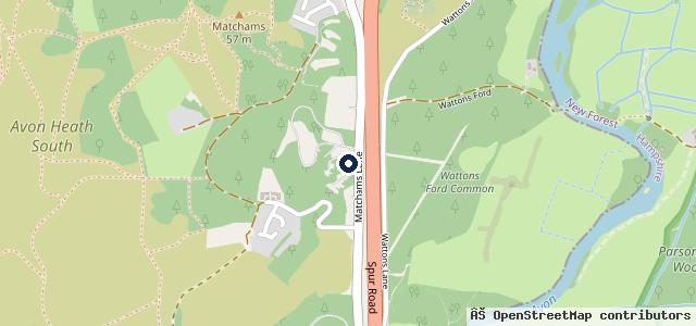 Map showing the location of Intune mot service centre ringwood   turbocharger rebuild shop | Ringwood