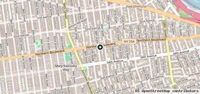 Map showing the location of 98th Street Auto Service