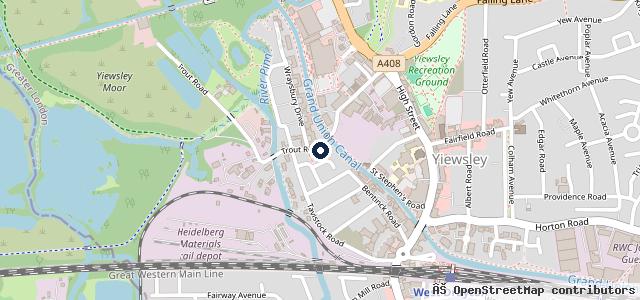 Map showing the location of AutoService Centre