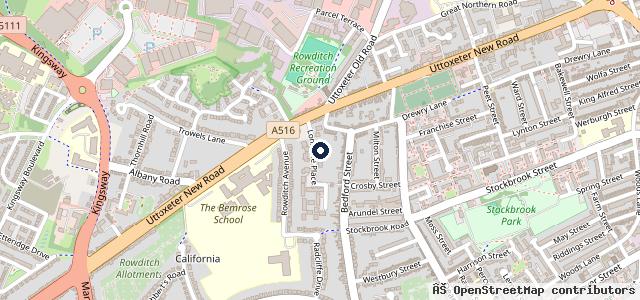 Map showing the location of Aston Engineering Ltd