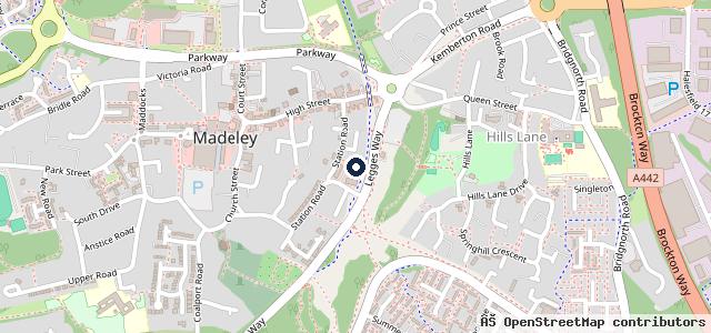 Map showing the location of Motorcare
