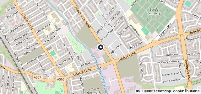 Map showing the location of Part Worn Tyres Liverpool