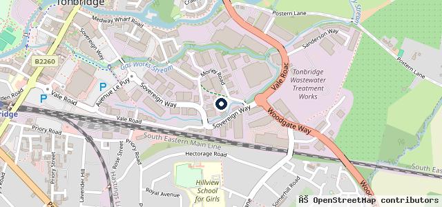 Map showing the location of Southern Motor Group Tonbridge Volkswagen Van Centre
