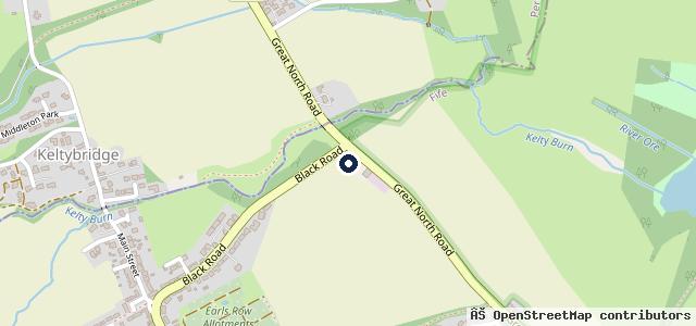 Map showing the location of North Road Garage Ltd
