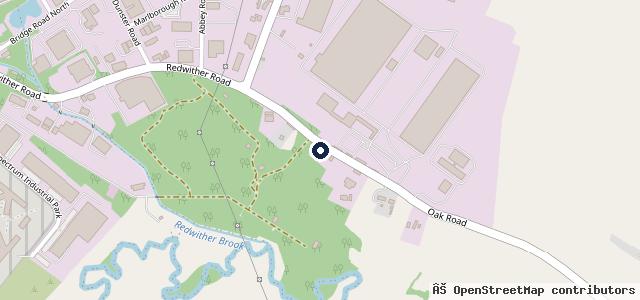 Map showing the location of R & J Motors
