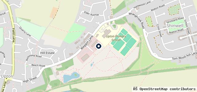 Map showing the location of Upton Car Sell