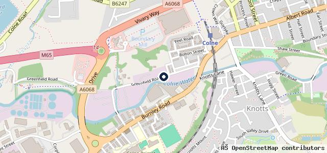 Map showing the location of Emmotts of Colne Ltd
