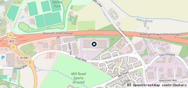 Map showing the location of GMS Mobility