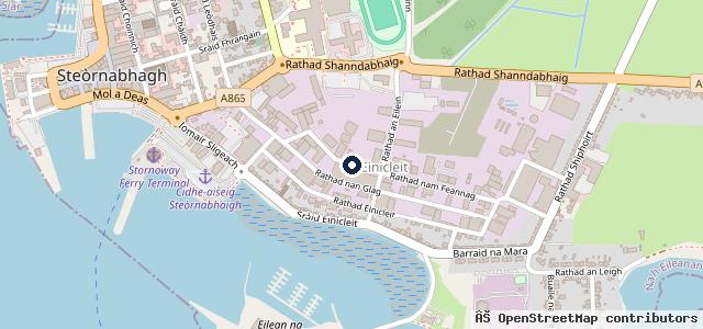 Map showing the location of Central Garage