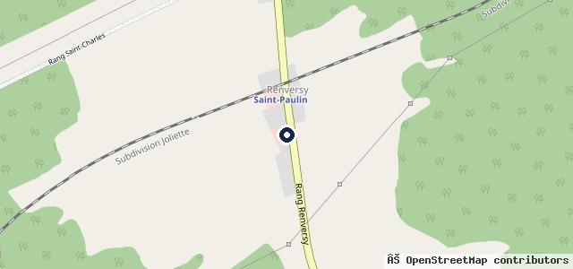 Map showing the location of Garage A.d. Leblanc Inc.