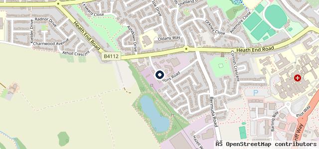Map showing the location of Nuneaton Body Shop Ltd