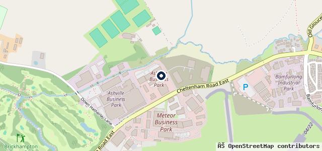 Map showing the location of Mercedes-Benz of Cheltenham And Gloucester