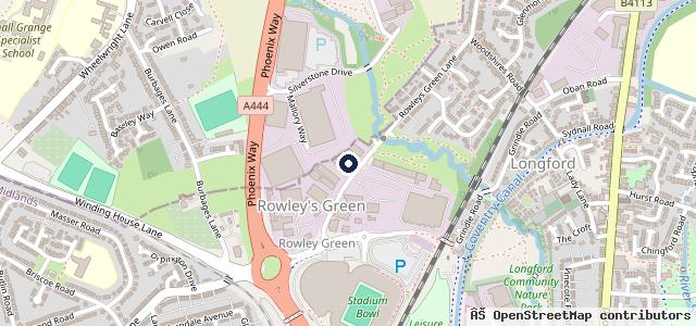 Map showing the location of Arena Motor Repairs Ltd