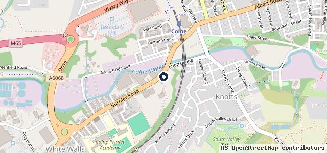 Map showing the location of Colne M O T Centre