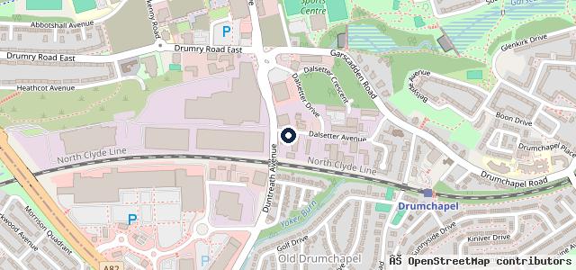 Map showing the location of Western M O T Centre