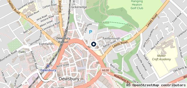 Map showing the location of Autocare Dewsbury Ltd