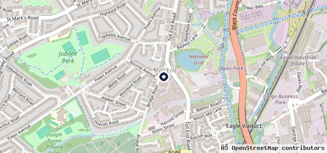 Map showing the location of Toll End Auto Service Centre