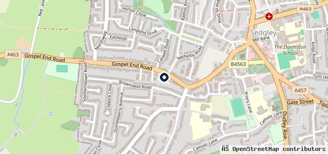 Map showing the location of Sedgley Auto Centre Ltd