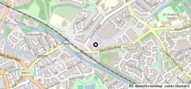 Map showing the location of N&V Automotive LTD