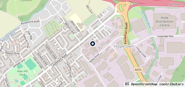 Map showing the location of K.S.G ltd the garage