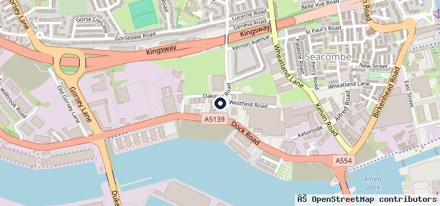 Map showing the location of Wesley Motors