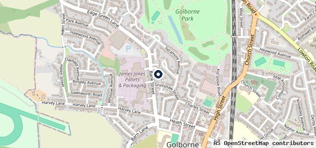 Map showing the location of Bank Street Garage