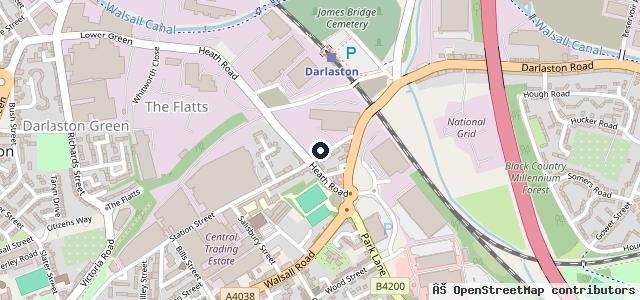 Map showing the location of Miahs Vehicle Solutions