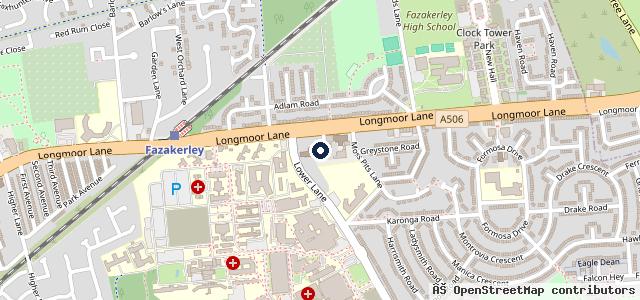 Map showing the location of Commercial valets Liverpool