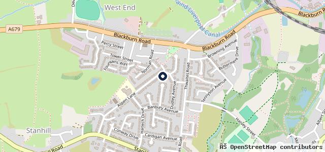 Map showing the location of Dave Grayston Clock Sales and repairs