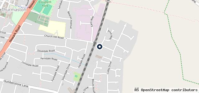 Map showing the location of Evolve Garage