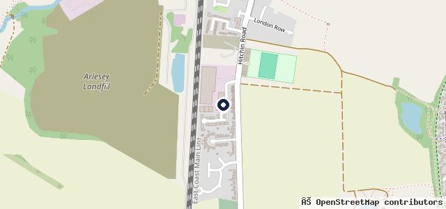 Map showing the location of Abery Motor Centre