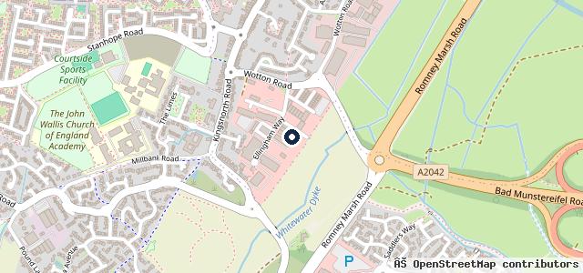 Map showing the location of Alexander Motorcycles Limited (ASHFORD).