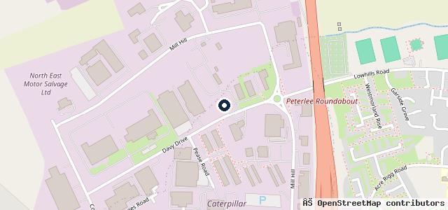 Map showing the location of Chevron Garage
