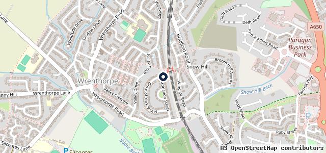 Map showing the location of PRC Mobile Vehicle Scratch and Paint Repairs Minor Accident Damage West Yorkshire