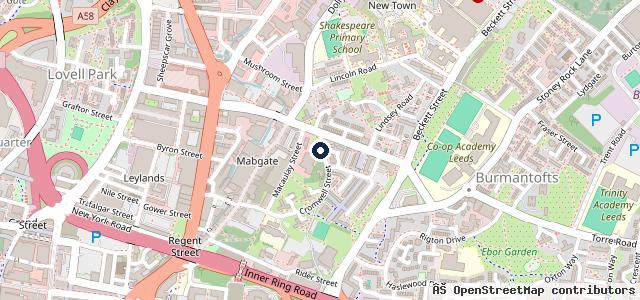 Map showing the location of Green Cars
