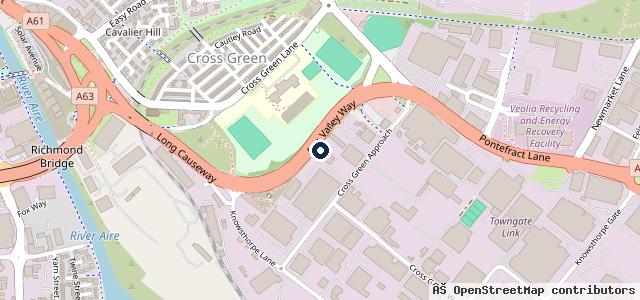Map showing the location of Alwoodley Motors