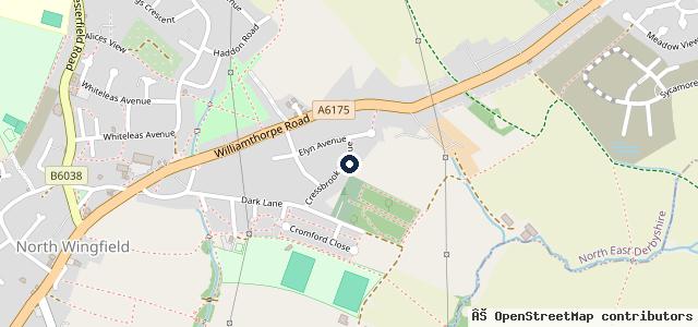 Map showing the location of Cresswell Auto Services