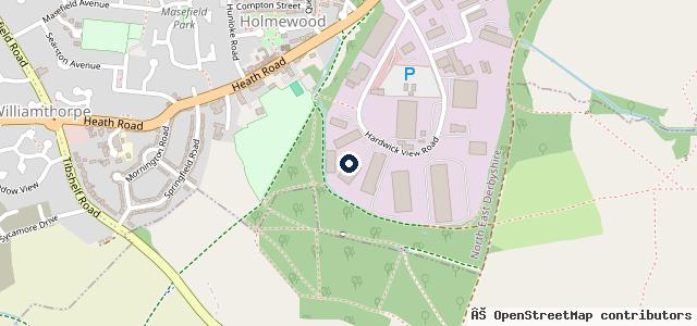 Map showing the location of Advance Accident Repairs