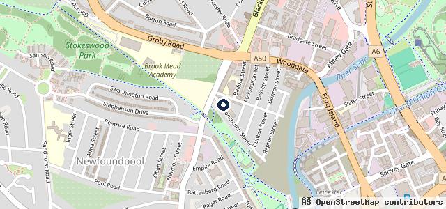 Map showing the location of Flora Bros
