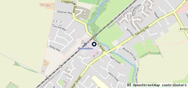 Map showing the location of Deal of Kelvedon | Kelvedon